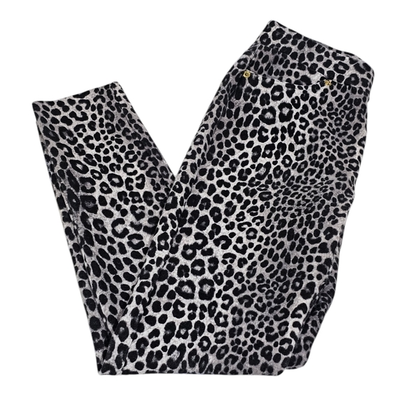Micheal Kors Leopard Print Pull-On Pants size Med. EUC - Picture 4 of 7